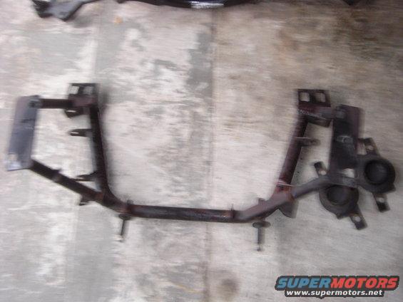 Front subframe assembly with brake components