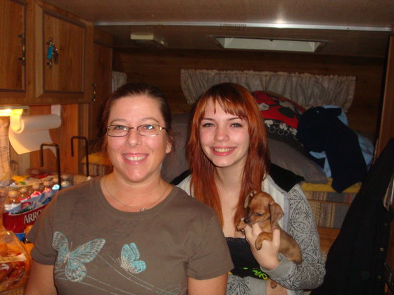 The girls Fri night