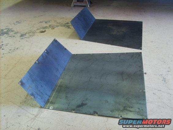 made left and right the same, but drivers side will get some modifications.  16g HRP material