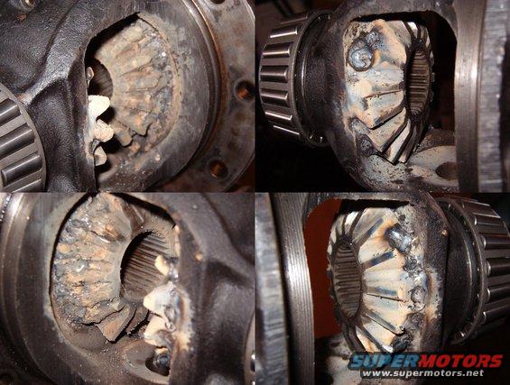 21welded.jpg The welds are a little rough, but my welder (my g/f's nephew) just had rotator cuff surgery & his R arm was in a sling.  And it's still better than half the Lincoln lockers I've seen.  I'm gonna knock out most of the spatter before putting it back together.

EPILOGUE: the L gear popped loose the first time I tried it on some slick mud.