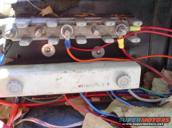 Next would be to connect the fat red wire to the battery(or battery power in this case)  Then the thick black wire to ground, I used the pass seat mount bolt.