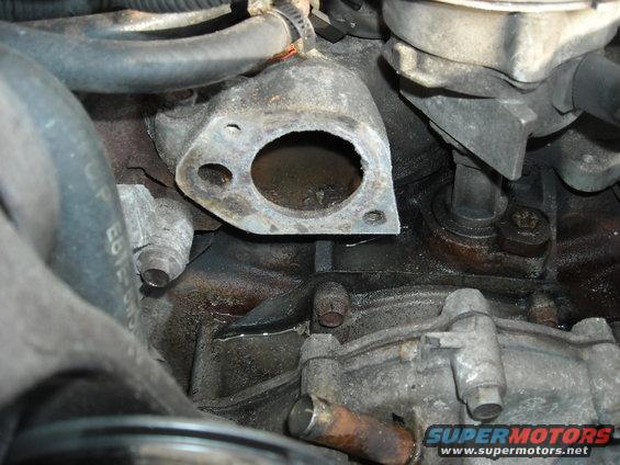 clean_block.jpg I also hit the engine side with sandpaper and wiped it out the best that I could.
Once wiped out, I started the truck for a few seconds so that the water would flush out anything I missed.