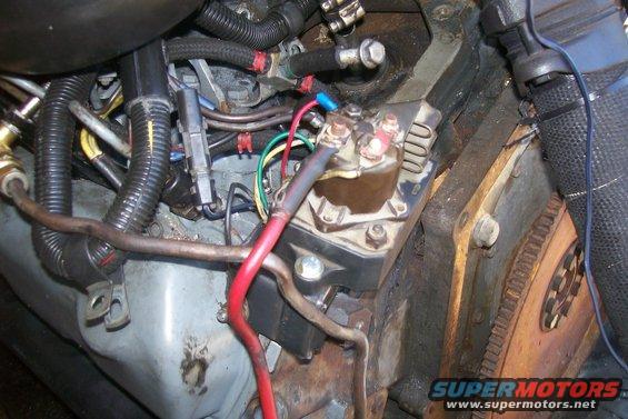 Bracket I made for the glow plug solenoid.  Again, originally came with the kit, but not when I got it.
