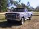1979 Ford F-250 - This 1979 Ford F-250 pickup truck is seen from the front 3/4 angle.