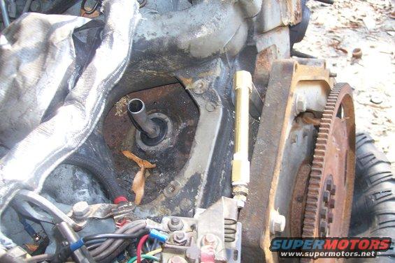 Some fittings I used to relocate where the mechanical oil pressure line attaches.  Since it's plastic, I wanted to route it away from the turbo before the plastic line attaches.