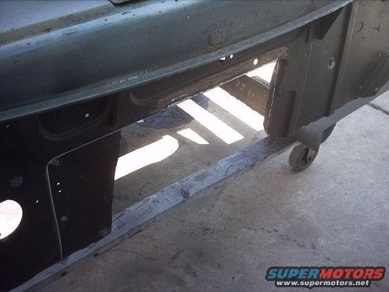 30964780273_large.jpg 5-30-09:  I cut out the 78 F250 transmission tunnel.