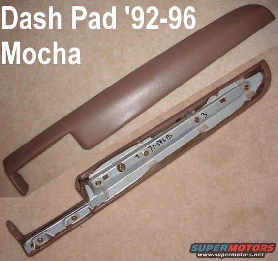 dashpad93mocha.jpg SOLD '92-96 Mocha Dash Pad

Ships as 3.5 lbs in a USPS Priority Large Tube (38x6x6&quot;).tube.