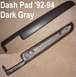 '92-94 Dark Gray (Granite) Dash Pad

Blemish-free with 7 original nuts.

Ships as 3.5 lbs in a USPS ...