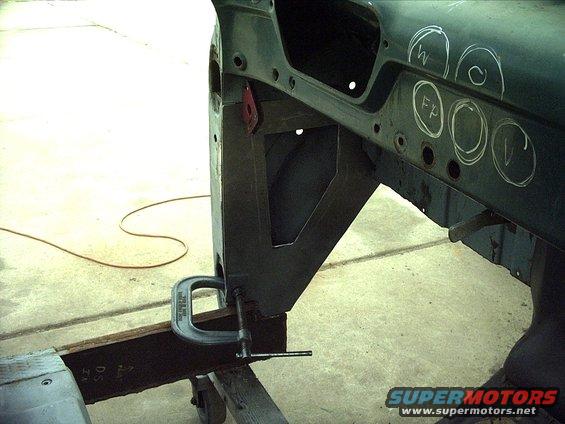 30964780227_large.jpg 4-16-09:   After I got it cut out I cleaned up the cuts a little. Then I installed it back in the cab.