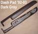 Dark Gray (Granite) '92 Dash Pad

Blemish-free with 7 original nuts.

Ships as 3.5 lbs in a USPS Pri...