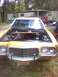 1972 Ford Ranchero - Front view of a 1972 Ford Ranchero with its hood open, parked outdoors.