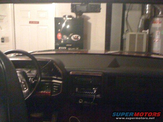 026.jpg dashboard, scanner mounted on headliner trim piece