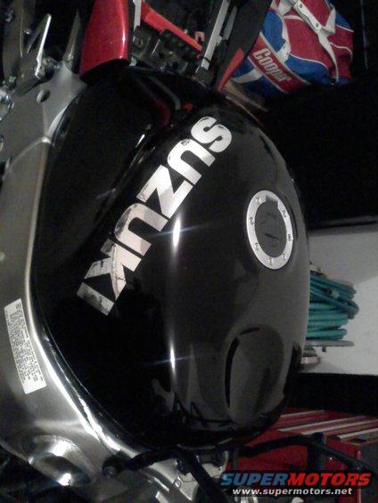 Wrong tank, after paint