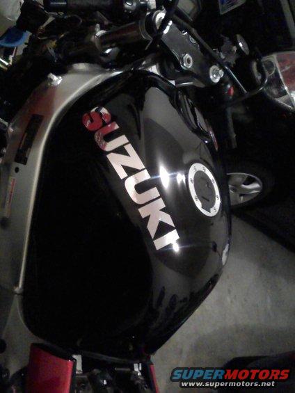 its a good thing that it was the wrong tank, i had the suzuki details done up too big