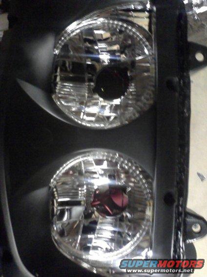 rings with headlight trim installed