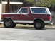 1989 Ford Bronco - side view parked across the street