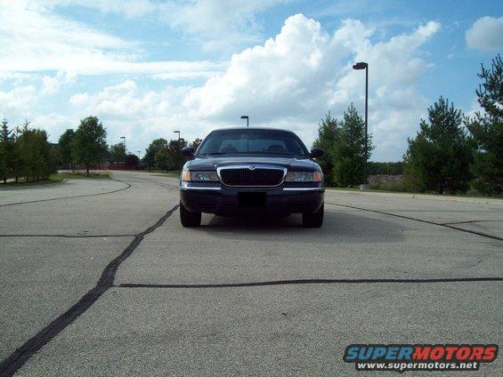 Dark 1998 Mercury Grand Marquis front view