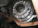 1978 Ford Bronco - Close-up view of a vehicle's clutch and flywheel assembly, showing mechanical components.