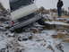 1989 Ford Bronco - Ford Bronco attempts to climb a steep, rocky, snow-covered hill.