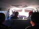 1991 Ford Bronco - Passengers in a van, looking towards the dashboard and windshield.