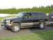 1998 Chevrolet Tahoe - This 1998 Chevrolet Tahoe is shown in a 3q-front view while towing a trailer.