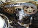 1992 Ford Taurus - Close-up view of an engine's timing belt and water pump components.