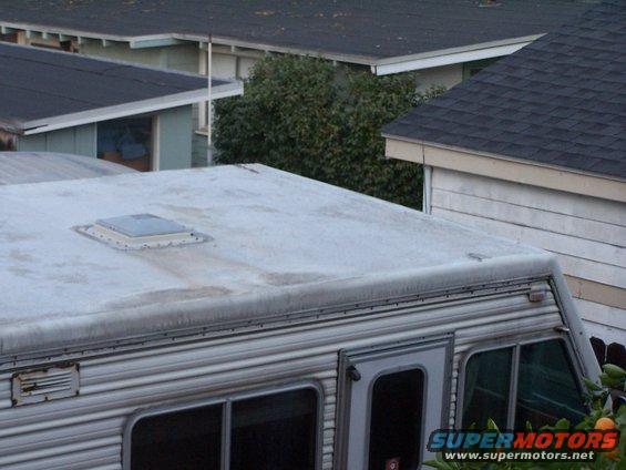 1974 Dodge RV/Conversion Chassis side view with roof vent