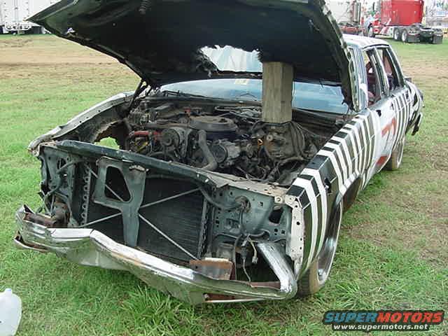 Front end....Well....Not so great, but it was still solid.  Aaron's front bumper snapped off, so I considered myself lucky.