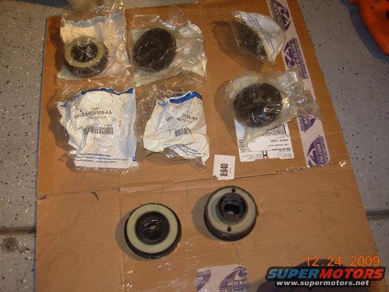 dscn0258.jpg I'm using 4 rear GEN III SHO sub frame bushings. I wanted Delrin bushings but I did not find any, and I don't want the harshness of solid aluminum bushings.  