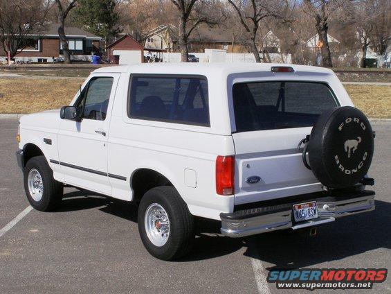 Brad's '96 XL 5.0 E4OD before the build...from the back side