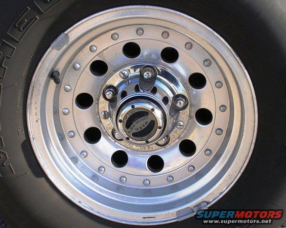 Stock Ford 10-hole wheels...which will be polished and retained on the final vehicle, at least for now.