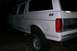 1992 Ford C-350 (Centurion Conversions) - Rear view of a white 4x4 SUV, showing the "4x4" decal on the side panel.