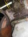 Oil pan gasket behind starter motor location. Pushed all the way out. Thank you Ford Motor Company........