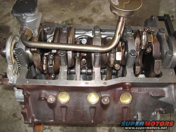 Back from friend's HD parts washing machine. New cam bearings, hone'd, new Clevite 77 rings & TRW bearings. Everything measured up within std...
Brass freeze plugs, new oil pump, and yes, I use a gasket between the pump & block...you should too. 