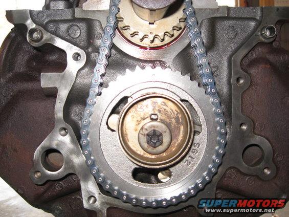 New Timing Chain. Ford could have given me better gaskets & let the mech fuel pump eccentric off.