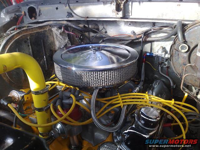 Fuel line, holley fuel regulater and fuel filter fitted for good