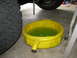 1986 Ford Bronco - drain the coolant, nice and green