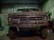 1971 Ford F-100 - This 1971 Ford F-100 is viewed from the front, its grille and license plate.