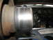 1986 Ford Bronco - fuzzy picture but end is clean now but grooved from old seal