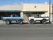 1979 Ford Bronco - mine an my bosses crazy stripped blue one