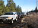 1994 Ford Bronco - Beginning of our Annual New Years day Hang Over run. I am leading as new Club president of Deschutes County 4 Wheelers