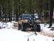 1994 Ford Bronco - great hill climb. not very steep but was long and very icy/snowy, if your not locked you wont be making this strech