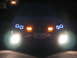 2003 Ford Focus - Halos, parking lights and fogs. This is how i often drive at dusk.
