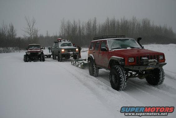 snow wheeling