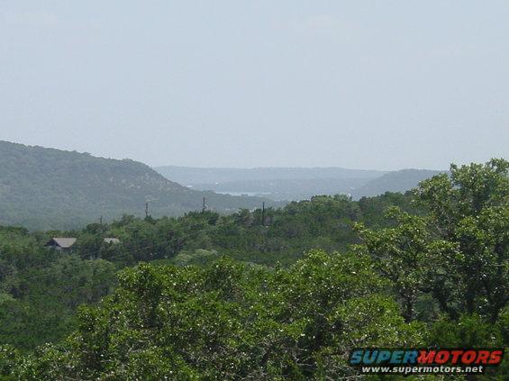 Overlook view of Medina Lake