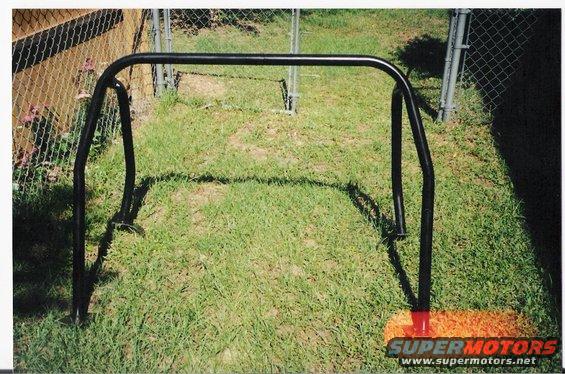 black roll cage on grass