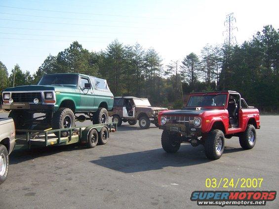 On the road to 1st annual cb4x4 meet and greet.