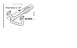 1995 Ford Bronco - Diagram shows an exhaust pipe assembly with dimensions and a part number.