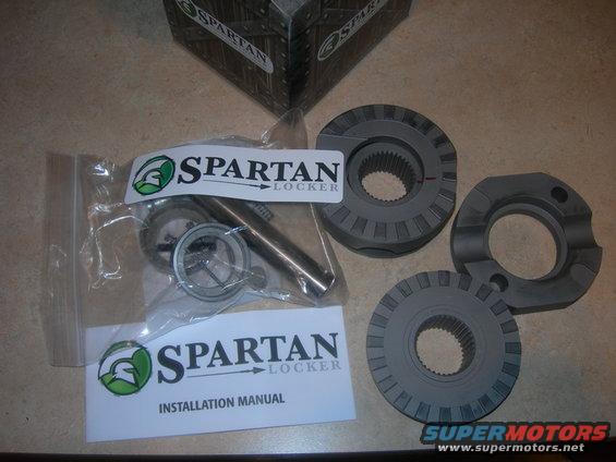 Spartan Locker differential parts and installation manual