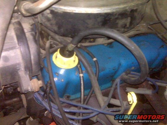 img00053.jpg Drivers side photo of 351W. Fume hose?
